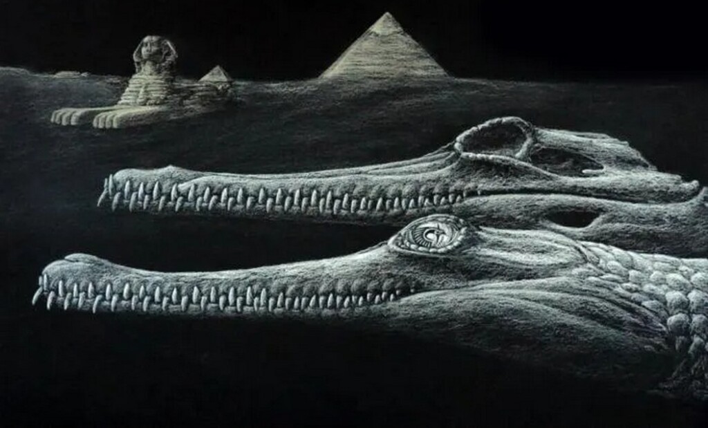 An Extinct Crocodilian’s Skull Was Found in the Rocks That Built the Sphinx, and it’s Also Missing its Nose