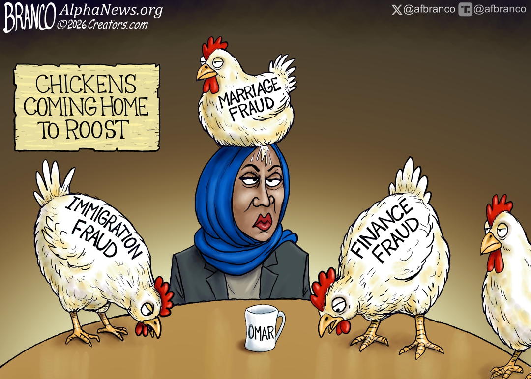 Branco Cartoon – Running A Fowl