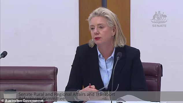 Nationals senator Bridget McKenzie raised the document during a Rural and Regional Affairs and Transport References Committee hearing, asking whether it breached the code of conduct