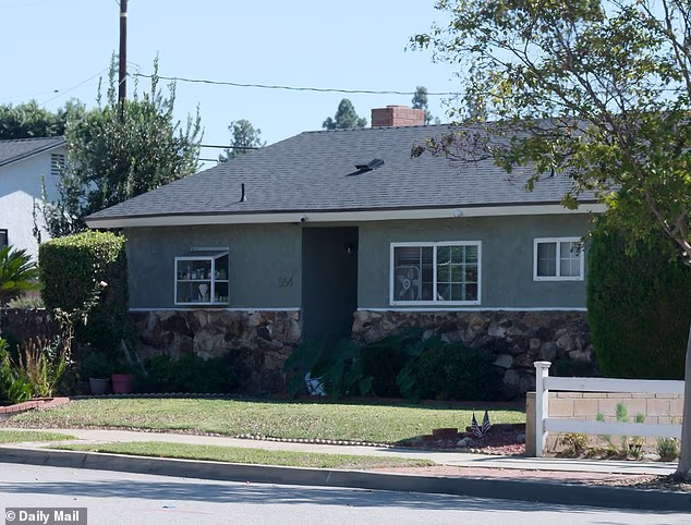 Luster, now 62, is living in a modest $700,000 bungalow in the small city of Glendora – 25 miles east of downtown Los Angeles - after being released early from prison
