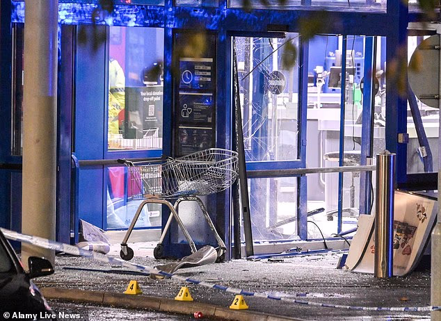 A man in his 30s died after the driver suffered a medical incident and crashed into the store