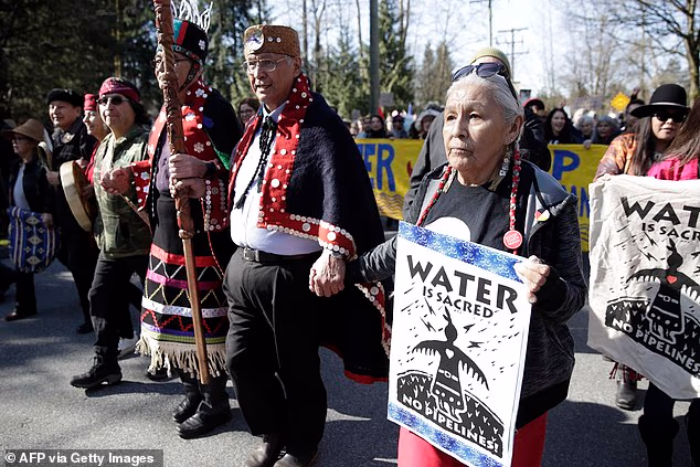 Holmes Skinner describes herself an 'Anishinaabe-Scandinavian lawyer' on her public LinkedIn profile (Stock image of Anishinaabe tribe)
