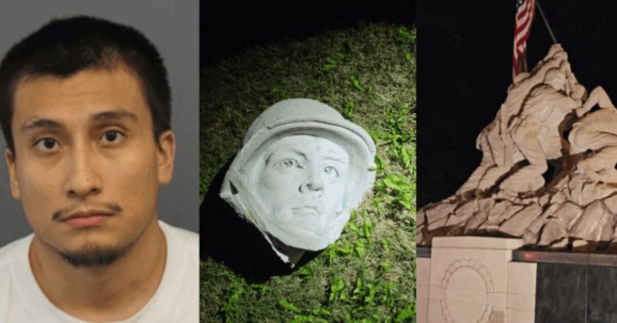 INFURIATING UPDATE: Illegal Alien Responsible for Beheading Beloved Iwo Jima Statue – Trump Admin. Responds
