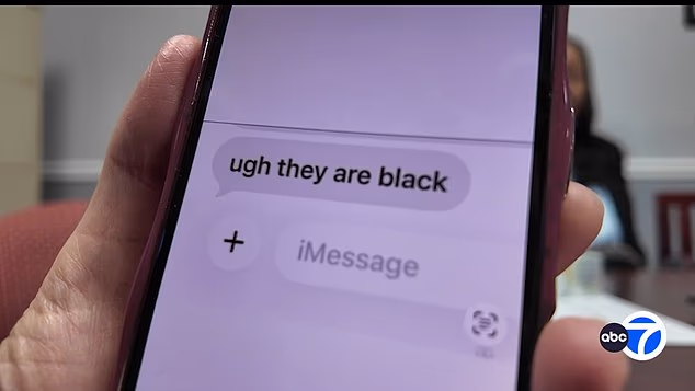 NYC woman sobs as she accuses Douglas Elliman realtor of accidentally texting her to say 'Ugh, they are black' as she arrived to view rental