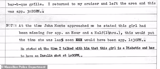 Investigators also took two unopened cans of Pabst Blue Ribbon from Buell's fridge. Beer cans were found near Debbie's body. An affidavit described a canoe trip Buell took along the Tuscarawas River two weeks before Debbie's disappearance. Her body was found near a canoe livery