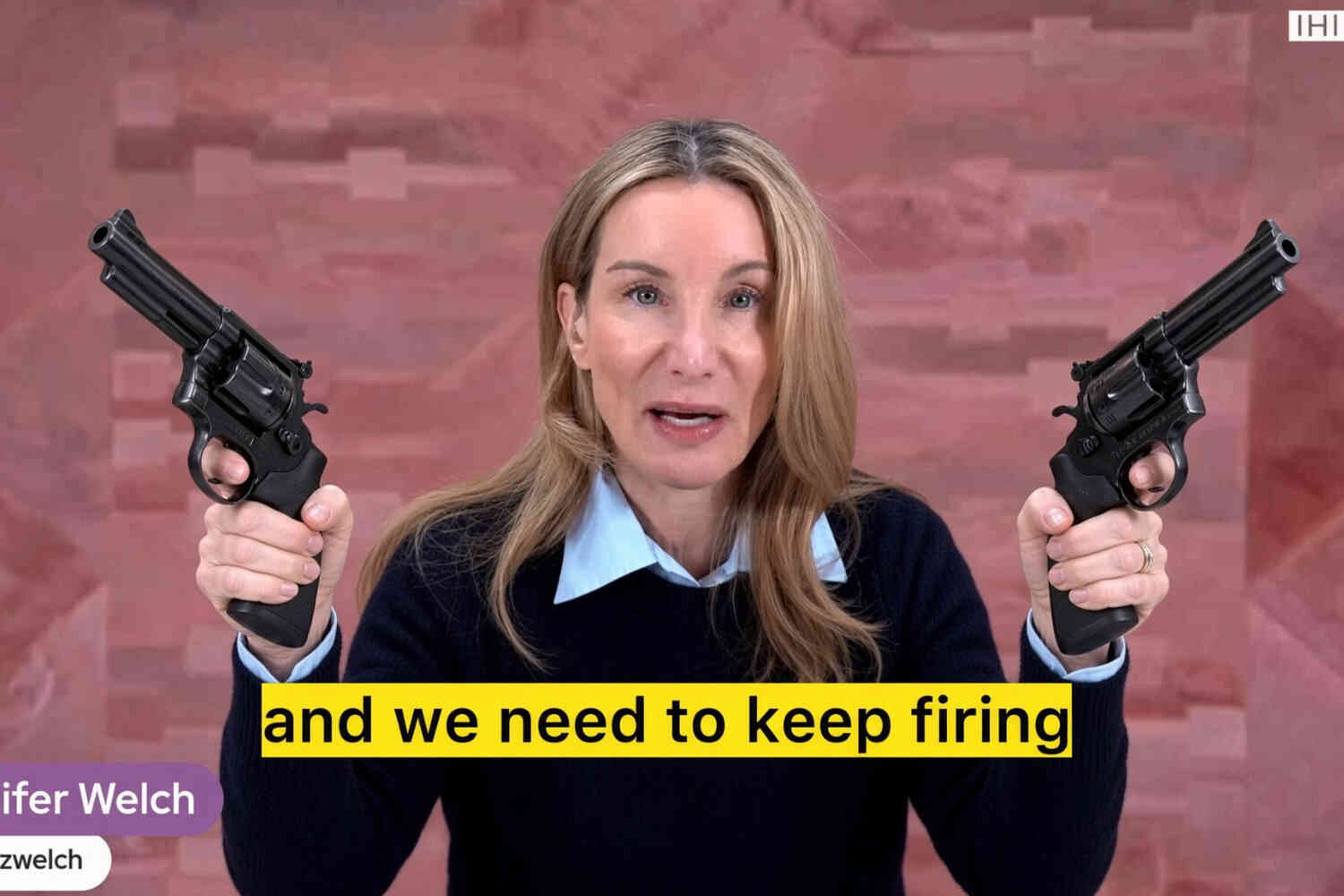 Thumbnail for Jennifer Welch says libs need to have "pistols firing at all times towards" JD Vance 🤔