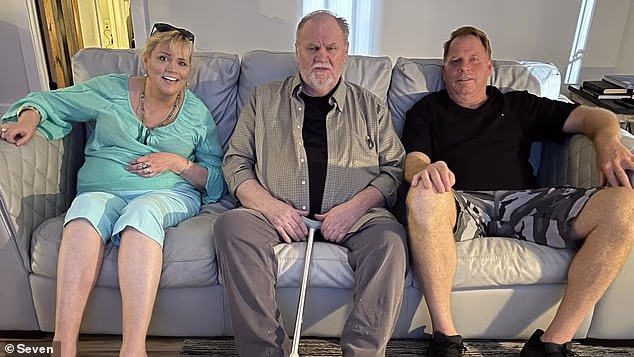 Samantha Markle, left, pictured with her father Thomas Sr and brother Thomas Jnr