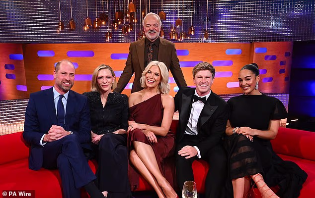 In Friday night's pre-recorded episode, Hannah was joined by Cate Blanchett, Robert Irwin, Jorja Smith as well as one very important guest - The Prince Of Wales