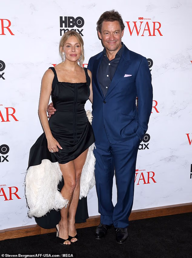 West currently stars as an adulterous tech mogul in War alongside Sienna Miller [pictured] who plays his on-screen movie star wif, in Sky's new legal drama, War