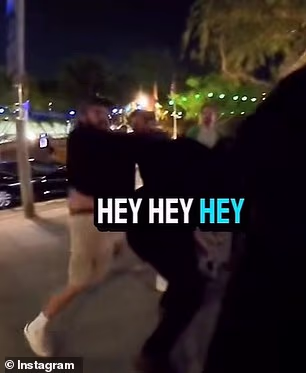 He was later arrested