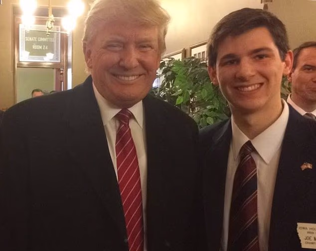 Mitchell's campaign provided the Daily Mail an image of him with Trump in 2015