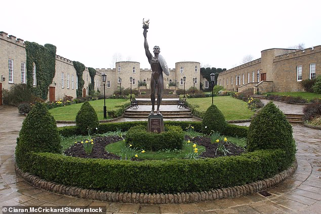 The annual fundraiser, which was attended by 7,000 Scientologists from across the world last year, is taking place at Saint Hill Manor (pictured), Scientology's UK headquarters in East Grinstead