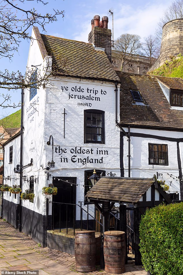 Ye Olde Trip To Jerusalem Inn Brewhouse Yard in Nottingham