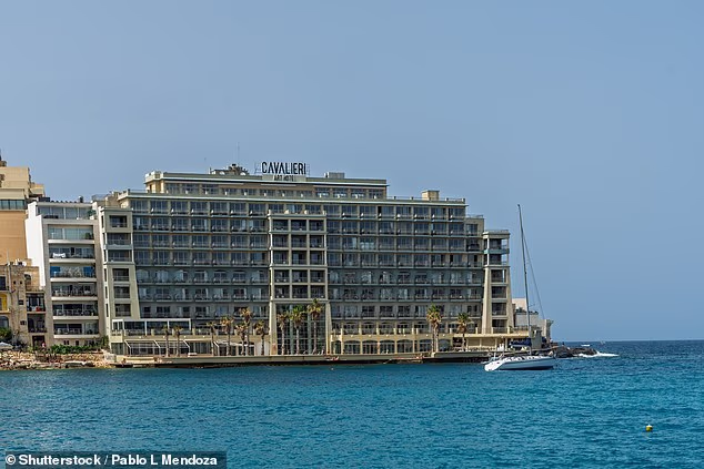 The Cavalieri Art Hotel in the St Julian's area of the Mediterranean island