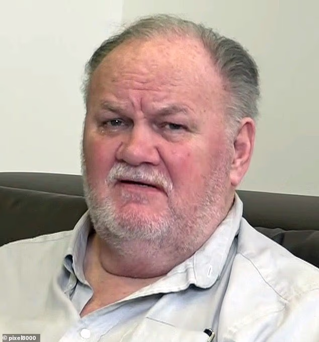 Mr Markle said allegations made by his son Tom Jr that he downloaded child pornography on to computers and cellphones 'is the worst thing anyone could accuse me of'