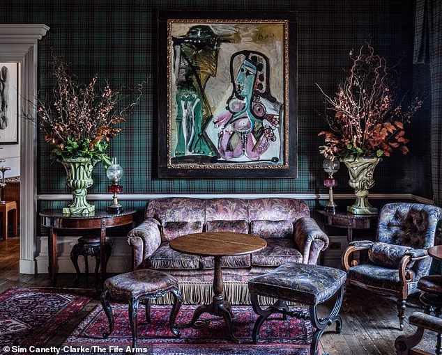 The Fife Arms Hotel in Braemar has an impressive collection of 16,000 artworks at its site