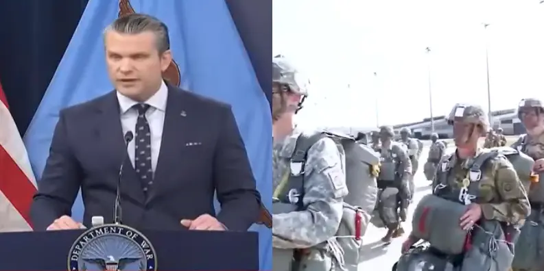 Pete Hegseth, troops