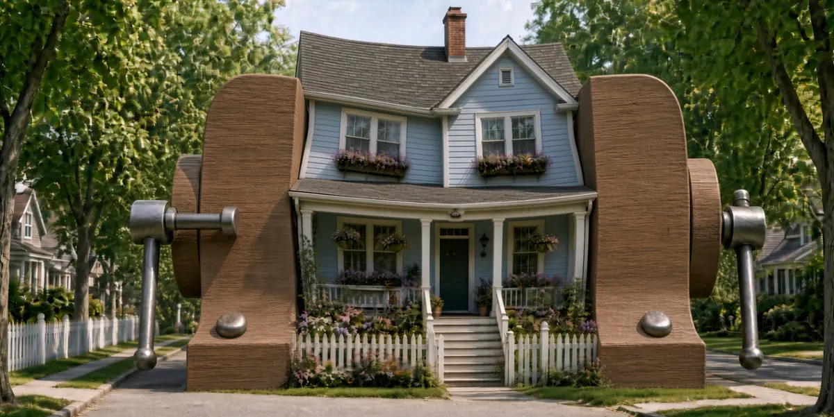 House in a vice