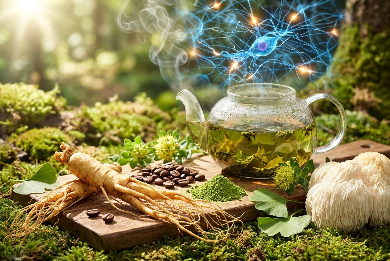 8 Natural Nootropics and Claimed Cognitive Effects