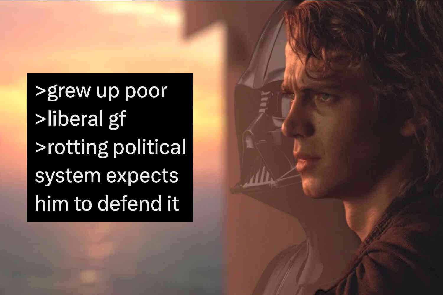 Thumbnail for Gen Z is Anakin-maxxing this week with the dankest memes about immigration and nationalism