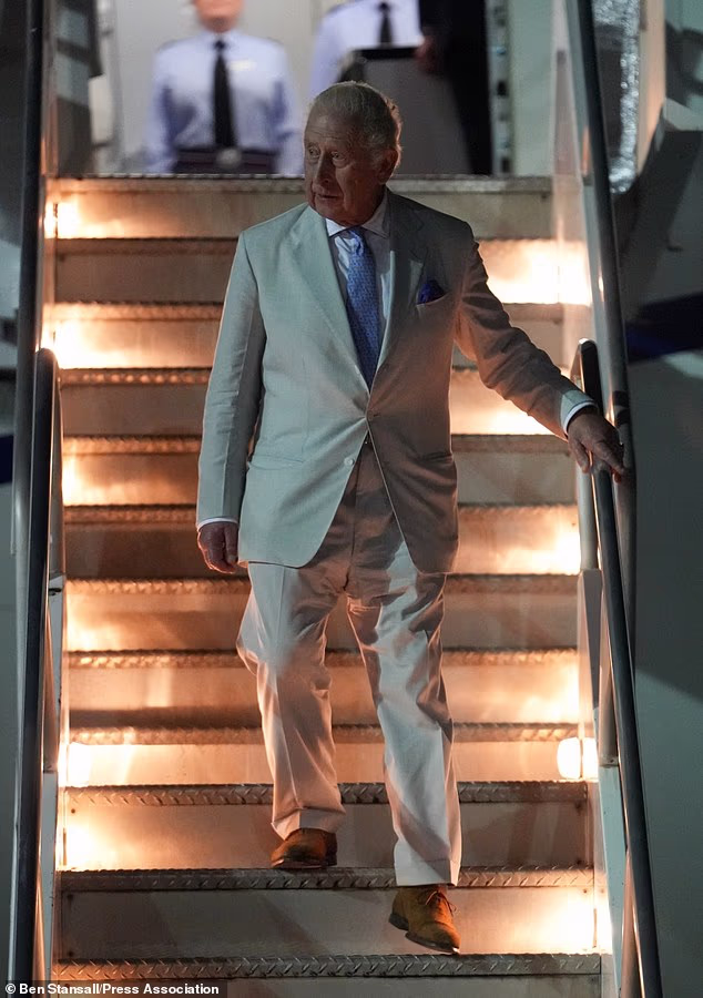 King Charles has arrived in Antigua and Barbuda for the latest leg of his Caribbean tour as Andy Burnham signalled the government will consider a formal British apology for slavery
