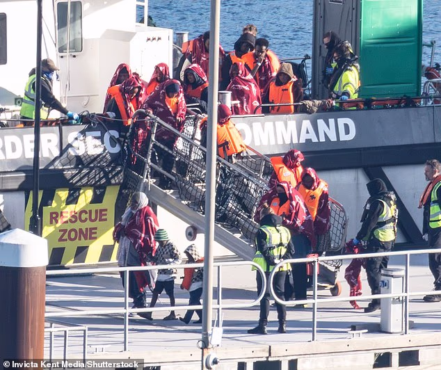 Migrants arrived at Dover on Friday, whole some arrived back on a Dungeness Lifeboat