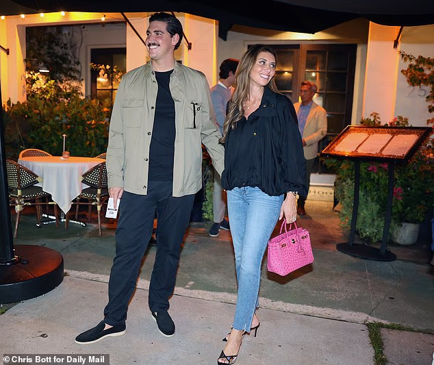 Mildon and Alina Habba outside the Polo Room in Palm Beach last month. At 42, Habba would be 17 years older than her spouse, if claims about his real birth date are to be believed