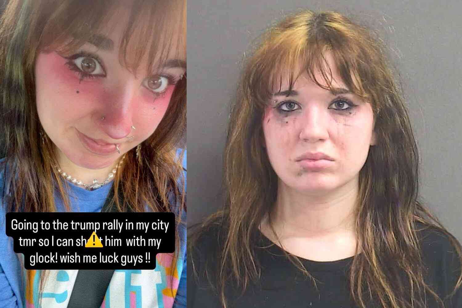 Thumbnail for Florida woman "finds out" after threatening to assassinate Trump on social media