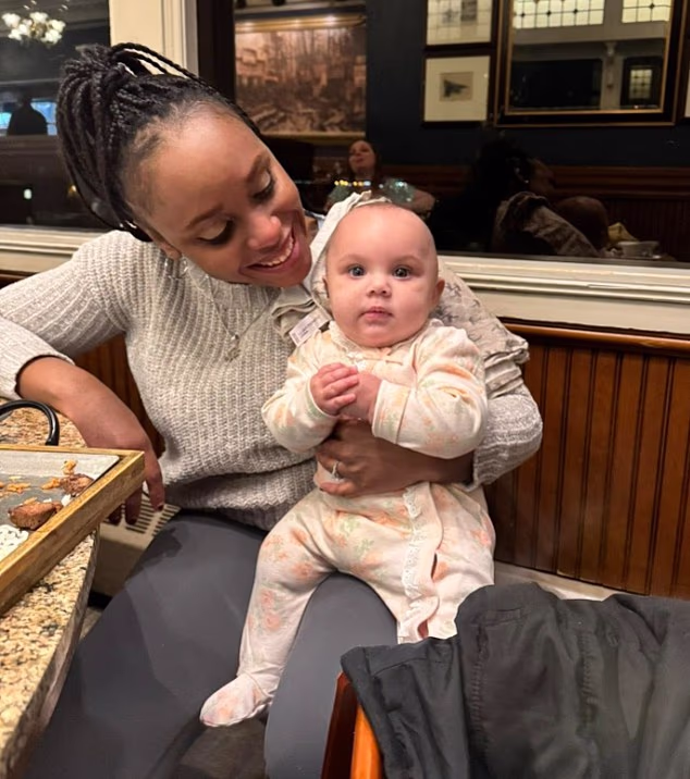 Paige Hart, David and Sasha's two-year-old daughter, survived the accident but has suffered from six broken bones. Source: Facebook/David Hart