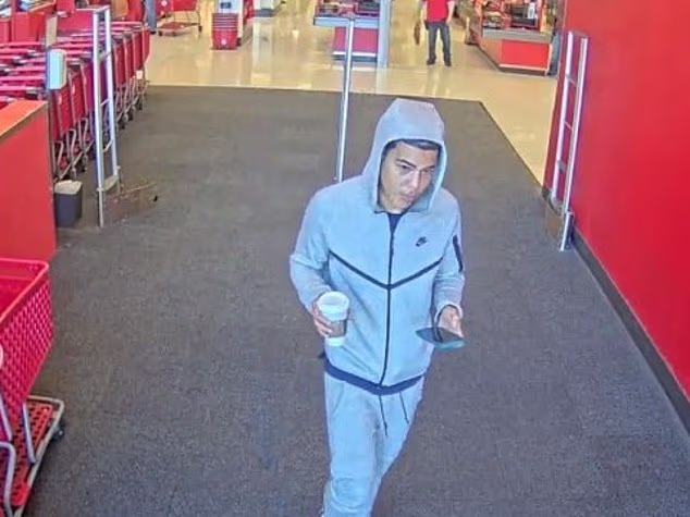 Charles was caught on CCTV at a Walmart in San Leandro, California, carrying a phone with a blue case, matching the description of the victim's stolen device