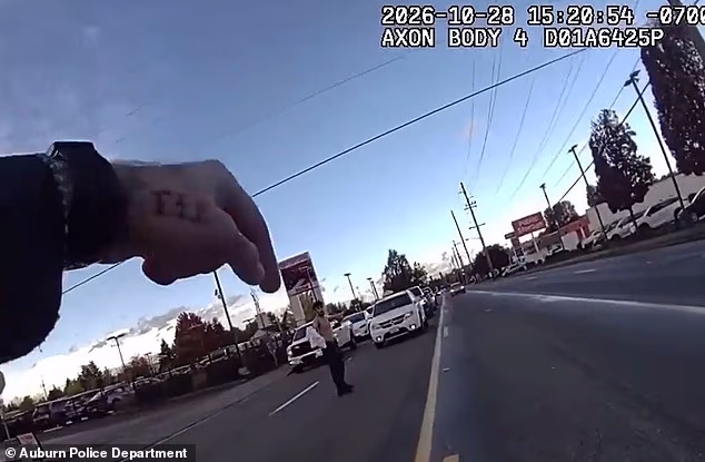 Officer Andrew Bryant approaches Valles in the middle of the road, repeatedly ordering him to get on the ground and warning that he will use his Taser if he refuses