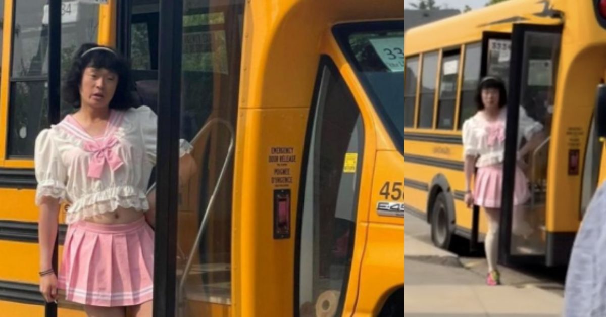 Bus Driver Who Wore Pink Schoolgirl Outfit and Named His Route the ‘Lolita Line’ Files Human Rights Complaint After Being Confronted by Parents and Fired (VIDEO)
