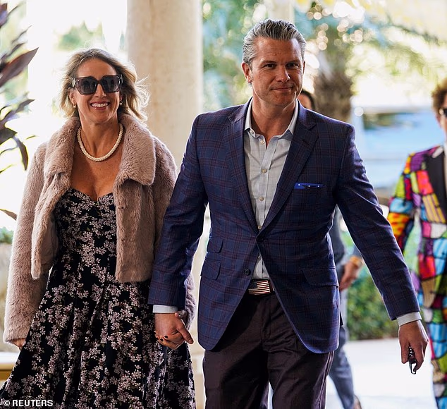The apparent mockery of Hegseth also now extends to his wife Jennifer, the sources say. His spouse is said to have earned the nickname 'Yoko' - after Yoko Ono - for sitting in on high-level meetings and even a sensitive Signal chat about military operations, despite holding no formal Pentagon role
