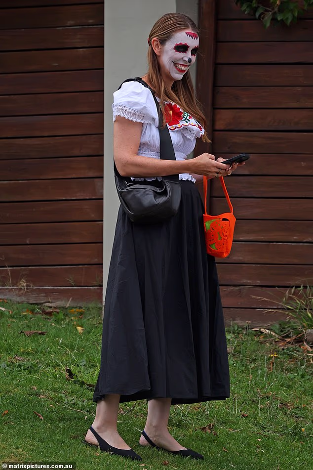 Jacinda Ardern getting right into the Halloween spirit on Saturday afternoon