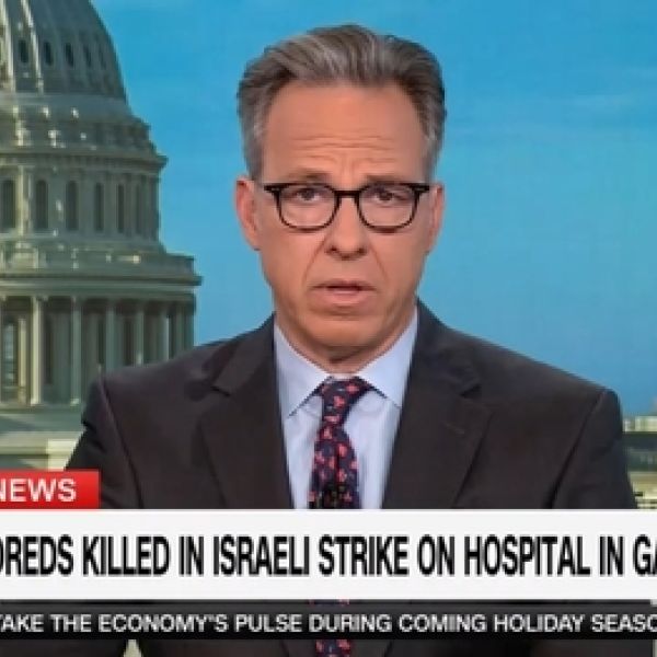 How Can Jake Tapper Moderate CNN Debate? He Trusts Hamas Propaganda