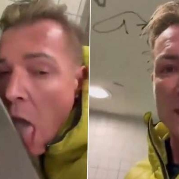 Video of German politician licking public toilets, role-playing Hitler with excrement, goes viral